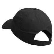 Grandpa Embroidered Deluxe Washed Twill Cap - Black OSFM