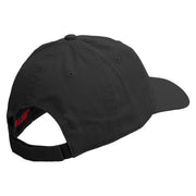 Grandpa Embroidered Deluxe Washed Twill Cap - Black OSFM