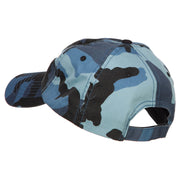 Air Force Veteran Letters Embroidered Camo Cap