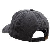 US 6 Embroidered Unstructured Cotton Cap