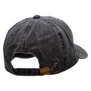 US 6 Embroidered Unstructured Cotton Cap