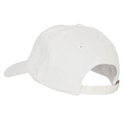 Sailboat and Ocean Embroidered Unstructured Cap