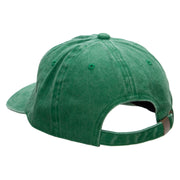 US 6 Embroidered Unstructured Cotton Cap