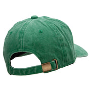 US 6 Embroidered Unstructured Cotton Cap