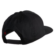 Retired US Air Force Patched Solid Cotton Twill Pro Style Cap - Black OSFM