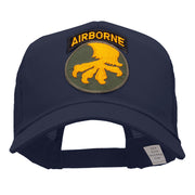 Airborne With Claw Circular Patched Cotton Mesh Cap