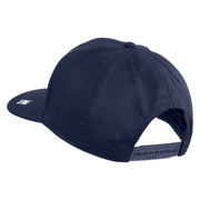 Retired US Air Force Patched Solid Cotton Twill Pro Style Cap - Navy OSFM