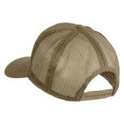 U.S. Naval Station Panama Patched Solid Cotton Twill Mesh Prostyle Cap - Khaki OSFM
