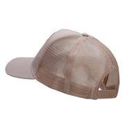 Airborne With Claw Circular Patched Cotton Mesh Cap