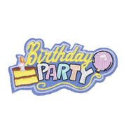 Happy Birthday Party Patches