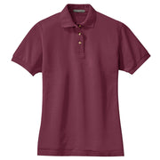 Ladies Big Size Port Authority Heavyweight Cotton Pique Polo Shirt