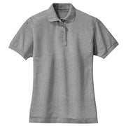 Ladies Big Size Port Authority Heavyweight Cotton Pique Polo Shirt