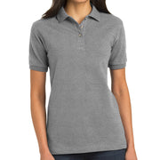 Ladies Port Authority Heavyweight Cotton Pique Polo Shirt