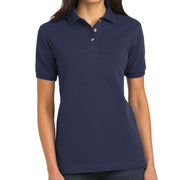 Ladies Port Authority Heavyweight Cotton Pique Polo Shirt