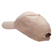 Rugby Word Embroidered Low Profile Structured  Cap - Khaki OSFM