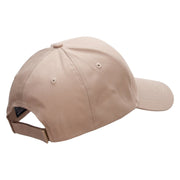 Rugby Word Embroidered Low Profile Structured  Cap - Khaki OSFM