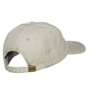 Mali Map Flag Embroidered Washed Cap