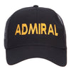 Admiral Embroidered Mesh Cap