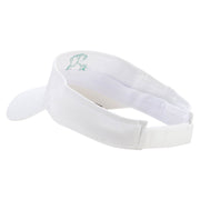 Betting Money Embroidered Cotton Twill Sun Visor - White OSFM