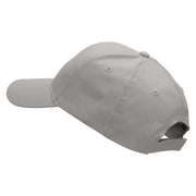 Rugby Word Embroidered Low Profile Structured  Cap - Grey OSFM