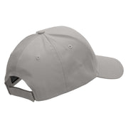 Rugby Word Embroidered Low Profile Structured  Cap - Grey OSFM