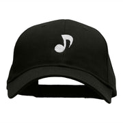 Musical Note Embroidered Low Profile Cap