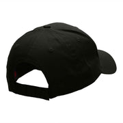 Musical Note Embroidered Low Profile Cap