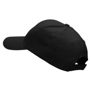 Rugby Word Embroidered Low Profile Structured  Cap - Black OSFM