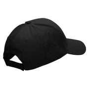 Rugby Word Embroidered Low Profile Structured  Cap - Black OSFM