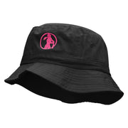 Softball Swing Embroidered Bucket Hat