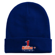 1 Million Followers Embroidered 12 Inch Long Knitted Beanie - Royal OSFM