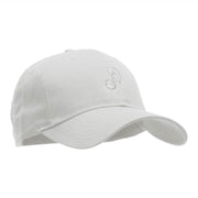 Musical Note Embroidered Low Profile Cap