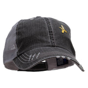 Small Banana Fruit Patched Low Profile Special Cotton Mesh Cap