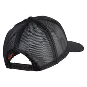 Retired America's Navy Patched Solid Cotton Twill Mesh Prostyle Cap - Black OSFM
