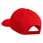Fly Black Patched Retro Cotton Blend Snapback Cap - Red OSFM