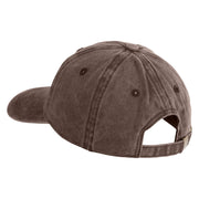 Red Hot Lady Western Boots Iron on Patched Unstructured Pigment Dyed Cotton Cap - Brown OSFM