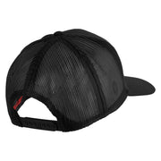 USAF Retired Patched Solid Cotton Twill Mesh Prostyle Cap - Black OSFM