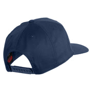 U.S. Marine Corps Iraqi Freedom Veteran Patched Solid Cotton Twill 5 Panel Prostyle Snap Cap - Navy OSFM