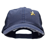 Small Banana Fruit Patched Low Profile Special Cotton Mesh Cap