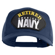 Retired America's Navy Patched Solid Cotton Twill Mesh Prostyle Cap - Navy OSFM