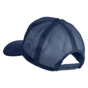 Retired America's Navy Patched Solid Cotton Twill Mesh Prostyle Cap - Navy OSFM