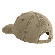 Red Hot Lady Western Boots Iron on Patched Unstructured Pigment Dyed Cotton Cap - Khaki OSFM