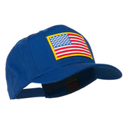 American Flag Patched High Profile Cap