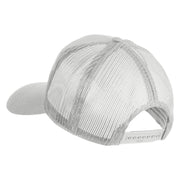 Retired America's Navy Patched Solid Cotton Twill Mesh Prostyle Cap - White OSFM