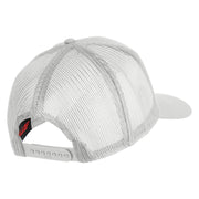 Retired America's Navy Patched Solid Cotton Twill Mesh Prostyle Cap - White OSFM