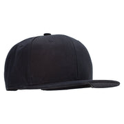 6 Panels Round Bill Cap - Black OSFM