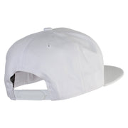 6 Panels Round Bill Cap - White OSFM