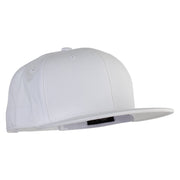 6 Panels Round Bill Cap - White OSFM