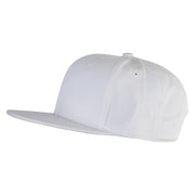 6 Panels Round Bill Cap - White OSFM