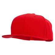 6 Panels Round Bill Cap - Red OSFM